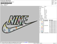 Nike Lvpattern Embroidery File 6 size