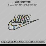 Nike Lvpattern Embroidery File 6 size