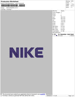 Nike Modern Embroidery File 4 size