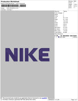 Nike Modern Embroidery File 4 size