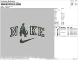 Nike Godzilla Embroidery File 4 size