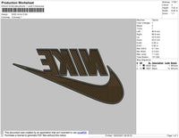 Nike Mirror Embroidery File 4 size