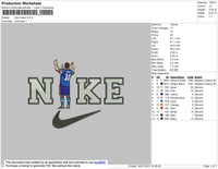 Nike Messi Embroidery File 4 size