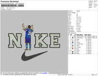 Nike Messi Embroidery File 4 size