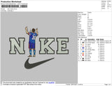 Nike Messi Embroidery File 4 size