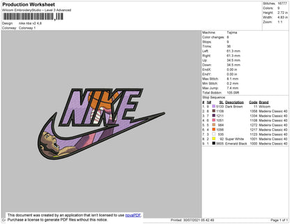 Nike NBA Embroidery File 4 size