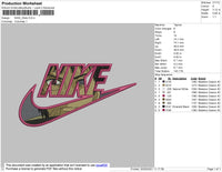 Nike Obito 02 Embroidery File 6 size