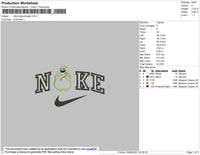 Nike Oogie Boogie Embroidery File 4 size
