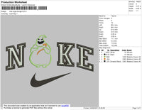 Nike Oogie Boogie Embroidery File 4 size