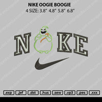 Nike Oogie Boogie Embroidery File 4 size