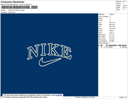 Nike outline v4
