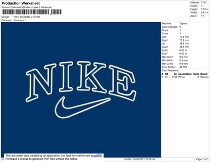 Nike outline v4