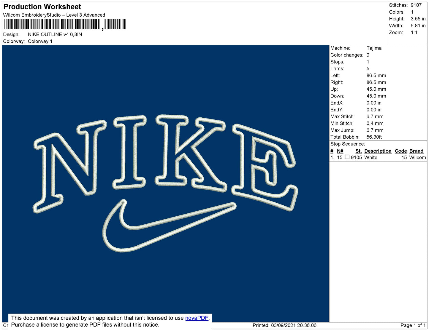 Nike outline v4