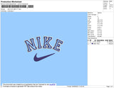 Nike Outline V7 Embroidery File 4 size