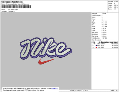 Nike Ribbon