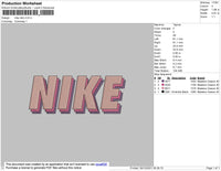 Nike Retro Embroidery File 4 size