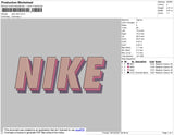 Nike Retro Embroidery File 4 size
