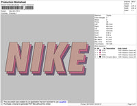 Nike Retro Embroidery File 4 size
