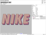 Nike Retro Embroidery File 4 size