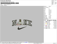 Nike Raul Jimenez Embroidery File 4 size