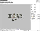 Nike Raul Jimenez Embroidery File 4 size