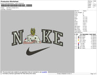 Nike Raul Jimenez Embroidery File 4 size