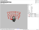 Nike Scream V2 Embroidery File 4 size