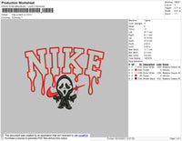 Nike Scream V2 Embroidery File 4 size