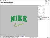 Nike Shadow Embroidery File 4 size