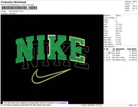 Nike Shadow Embroidery File 6 Size