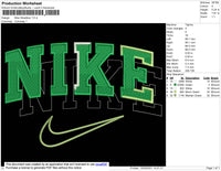 Nike Shadow Embroidery File 6 Size