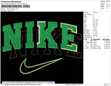 Nike Shadow Embroidery File 6 Size