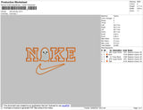 Nike Spooky Embroidery File 4 size