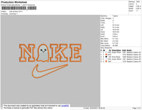 Nike Spooky Embroidery File 4 size