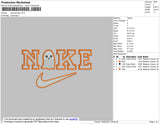 Nike Spooky Embroidery File 4 size