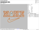 Nike Spooky Embroidery File 4 size