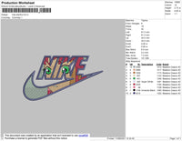 Nike Starfire Embroidery File 4 size