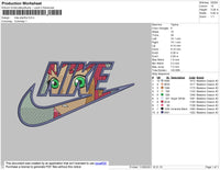Nike Starfire Embroidery File 4 size