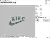 Nike Swoosh Di0r Embroidery File 6 size