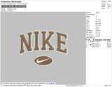 Nike Oval Embroidery File 4 size