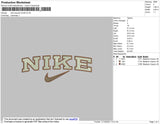 Nike Swoosh Slim Embroidery File 4 size