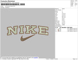 Nike Swoosh Slim Embroidery File 4 size