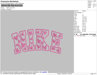 Nike Love pattern v2