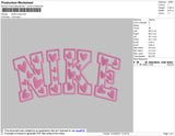 Nike Love pattern v2