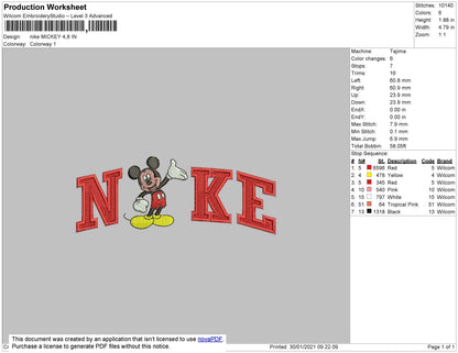 Nike Mickey