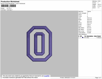 O sport number