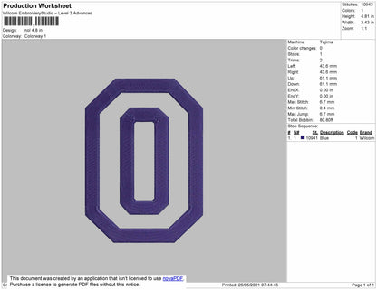 O sport number