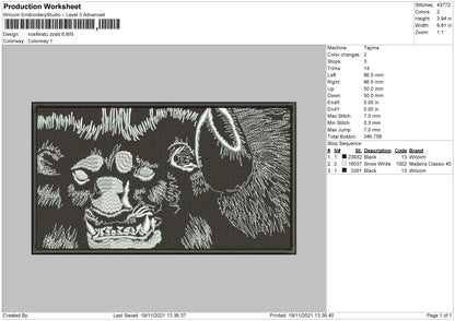Nosferatu Zodd Embroidery File 4 size