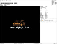 Nostalgia Ultra Embroidery File 5 sizes