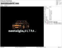 Nostalgia Ultra Embroidery File 5 sizes